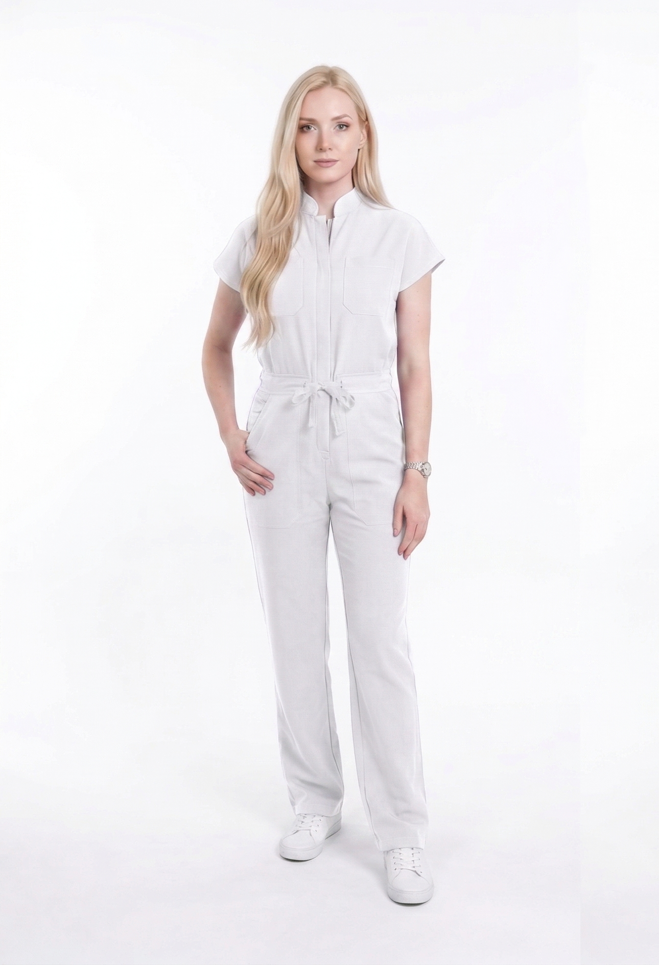 Jumper Blanco Liso