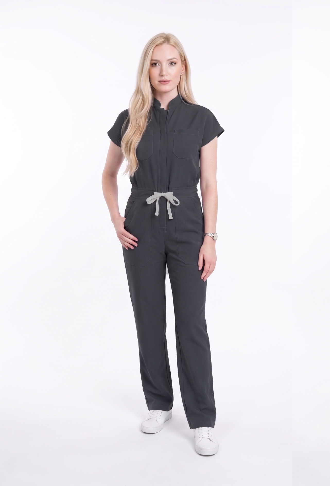 Jumper Gris Oxford Liso