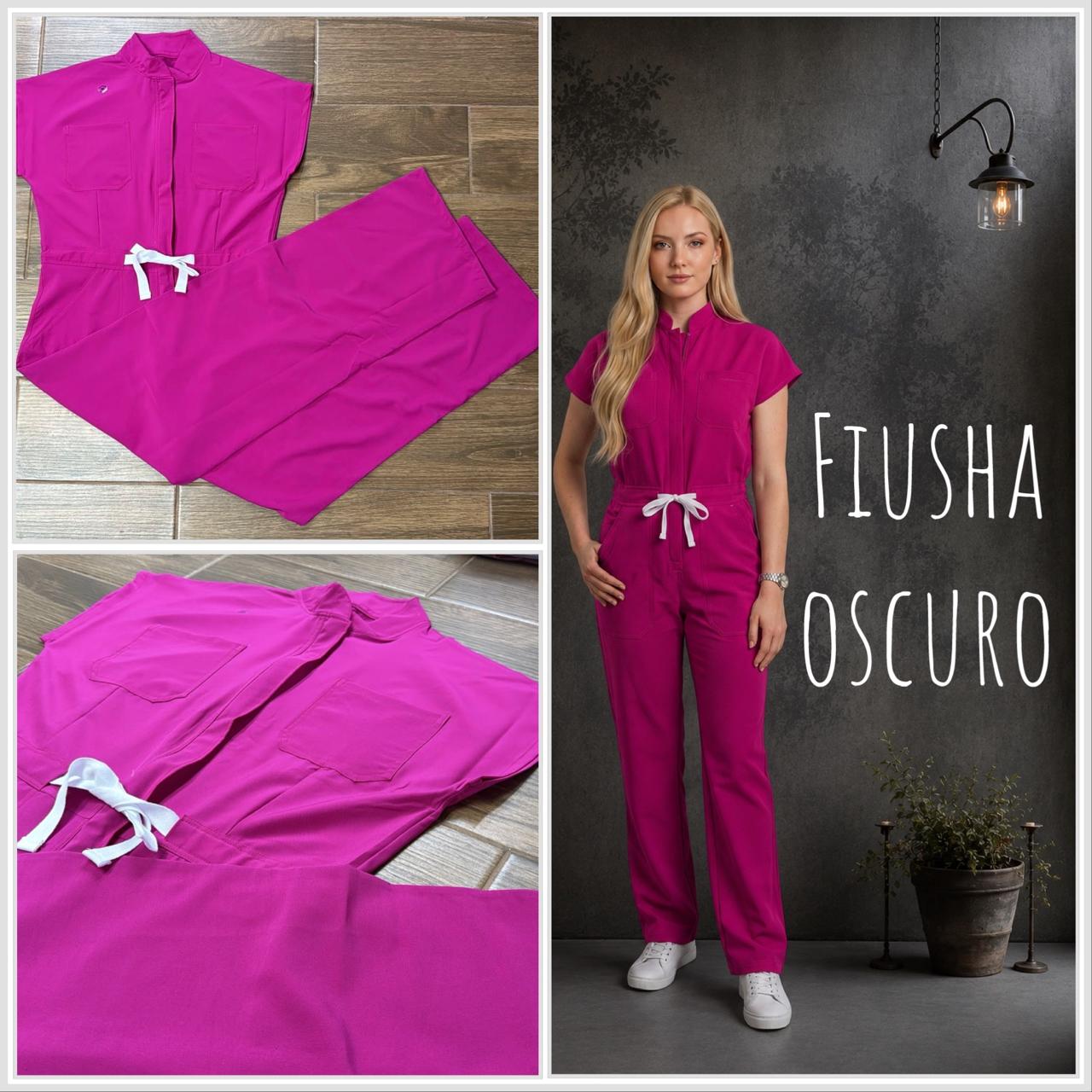 Jumper Fiusha Oscuro Liso - Imagen 2