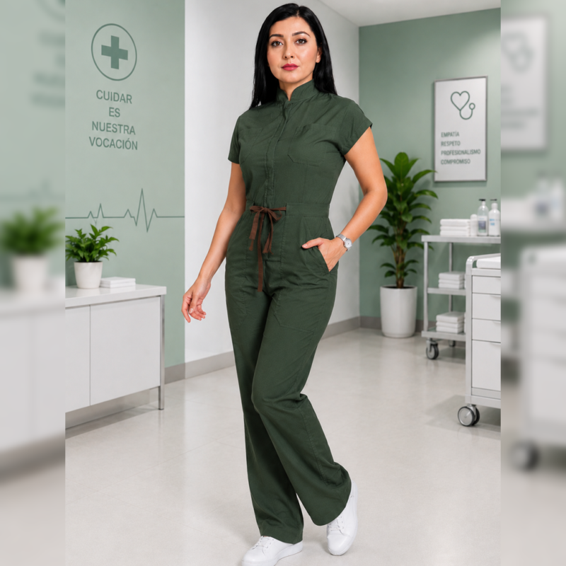 Jumpsuit verde militar