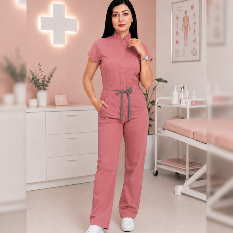 Jumpsuit rosa palo